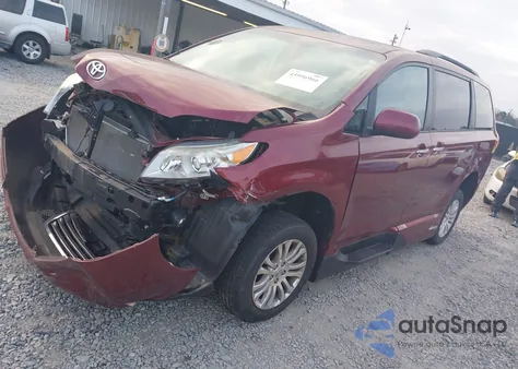 2015 Toyota Sienna Xle 8 Passenger from USA, damaged, VIN 5TDYK3DC1FS661917